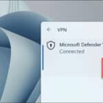 Disconnect Microsoft Defender VPN