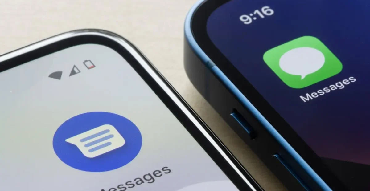 mensajes iOS y android