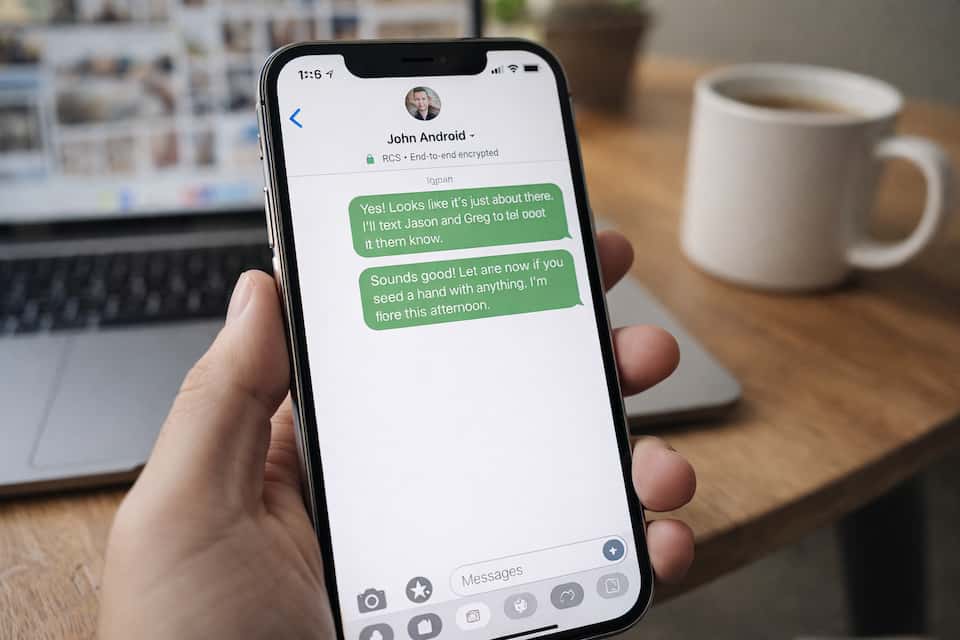 rcs para iOS Apple