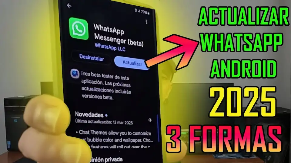¿Por qué los móviles antiguos dejan de recibir actualizaciones de WhatsApp? 2 actualizar whatsapp en android